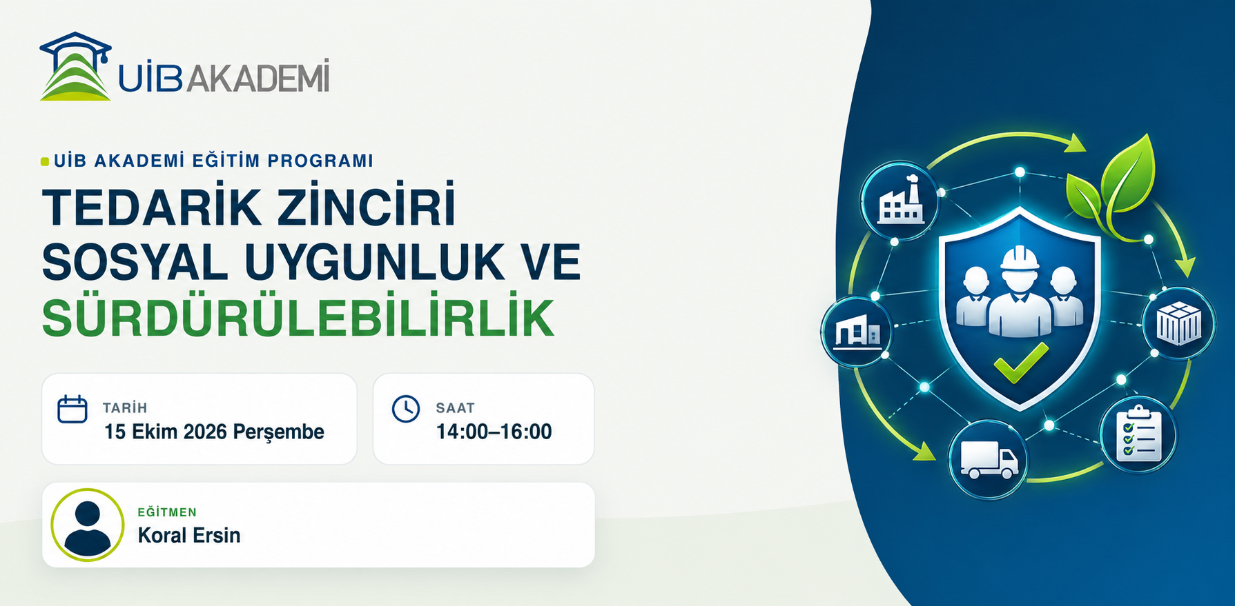 Tedarik Zinciri Sosyal Uygunluk  ve  Sürdürülebilirlik 