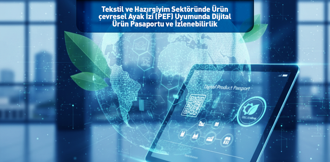 'Tekstil ve Hazırgiyim Sektöründe Ürün çevresel Ayak İzi (PEF) Uyumunda Dijital Ürün Pasaportu ve İzlenebilirlik